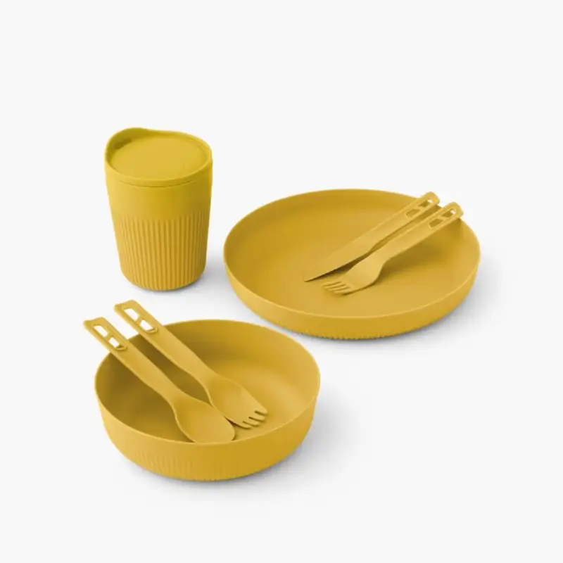 Bezpieczna płatność Zestaw naczyń STS Passage Dinnerware Set (1 Person, 7 Piece) - Yellow