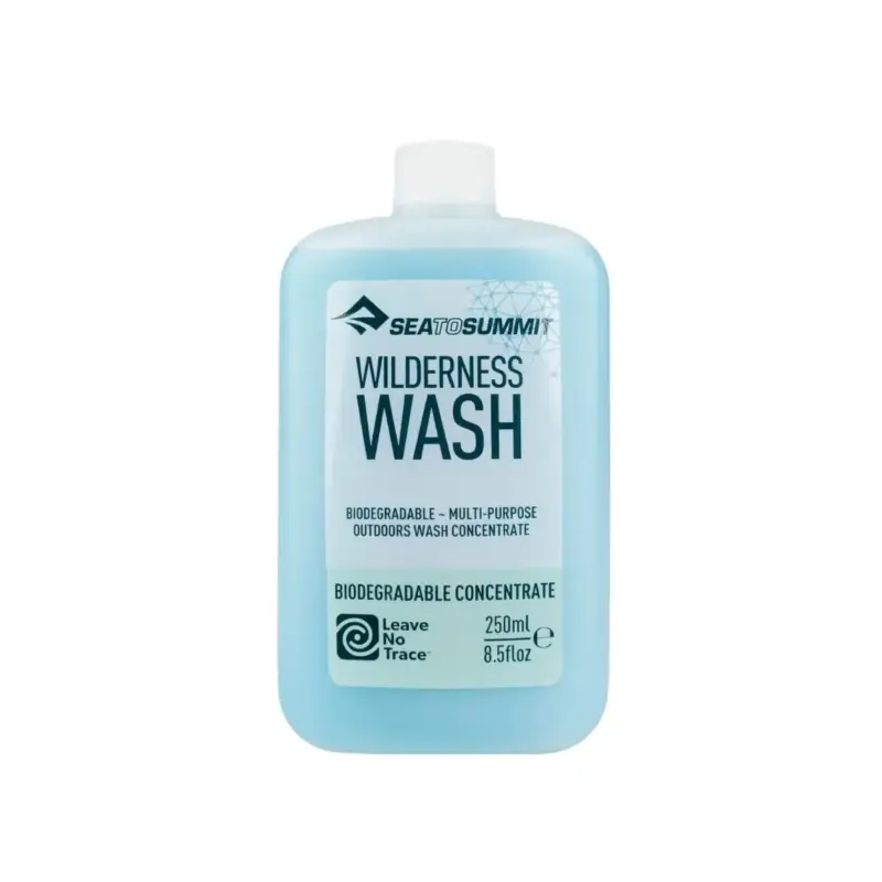 Do wyczerpania zapasów Biodegradowalny płyn uniwersalny Wilderness Wash 250ml oz Sky Blue