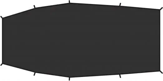 Ekspresowa dostawa Podkładka Fjallraven Shape 3 Footprint - Black