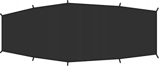 Podkładka Fjallraven Shape 2 Footprint - Black Super okazja