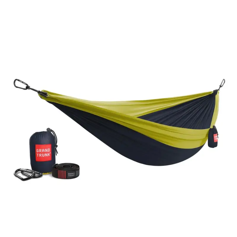 Oferta Hamak Grand Trunk Double Deluxe - Collegiate Navy/Chartreuse