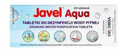 Tabletki do dezynfekcji wody Pitnej Javel Aqua Szybka wysyłka