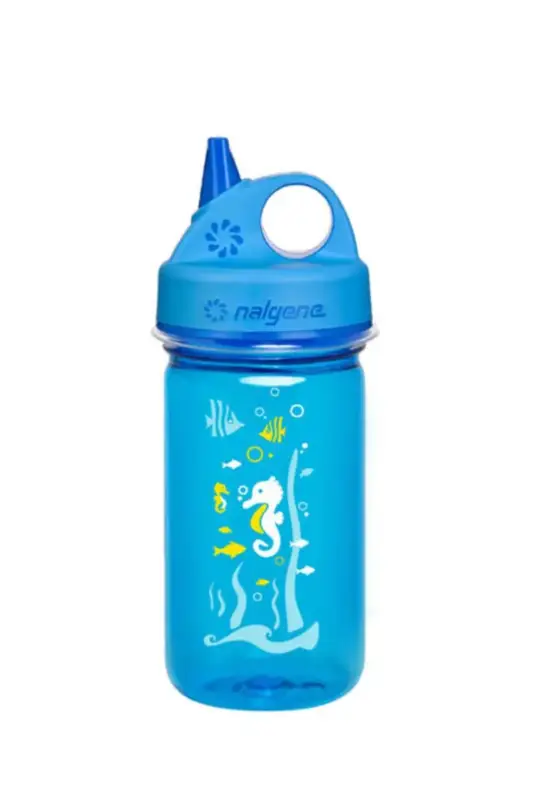 Tylko do końca tygodnia Butelka Nalgene 12Oz (350Ml) Kids Grip-N-Gulp-Seahorse