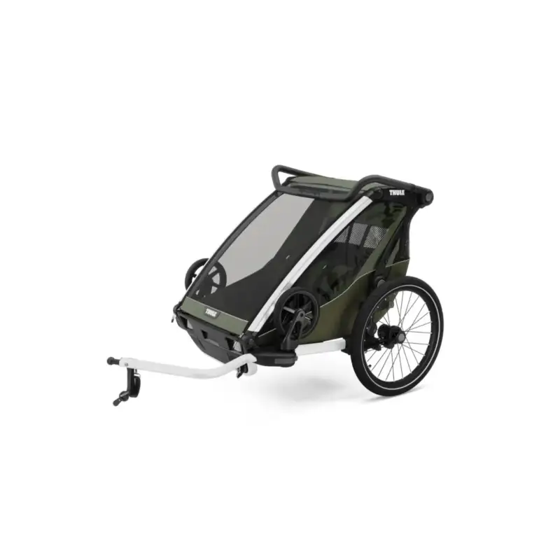2-osobowa przyczepka rowerowa Thule Chariot Lite Double - Vintage Green Zamów dziś
