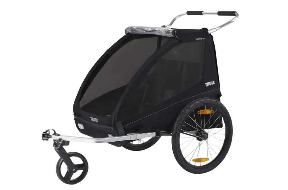 Zniżka 2-osobowa przyczepka rowerowa Thule Coaster XT - Black