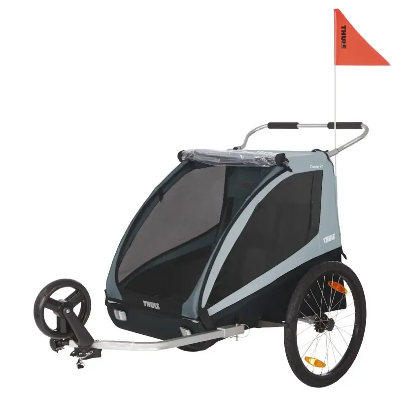 2-osobowa przyczepka rowerowa Thule Coaster XT - Blue Bezpieczna płatność