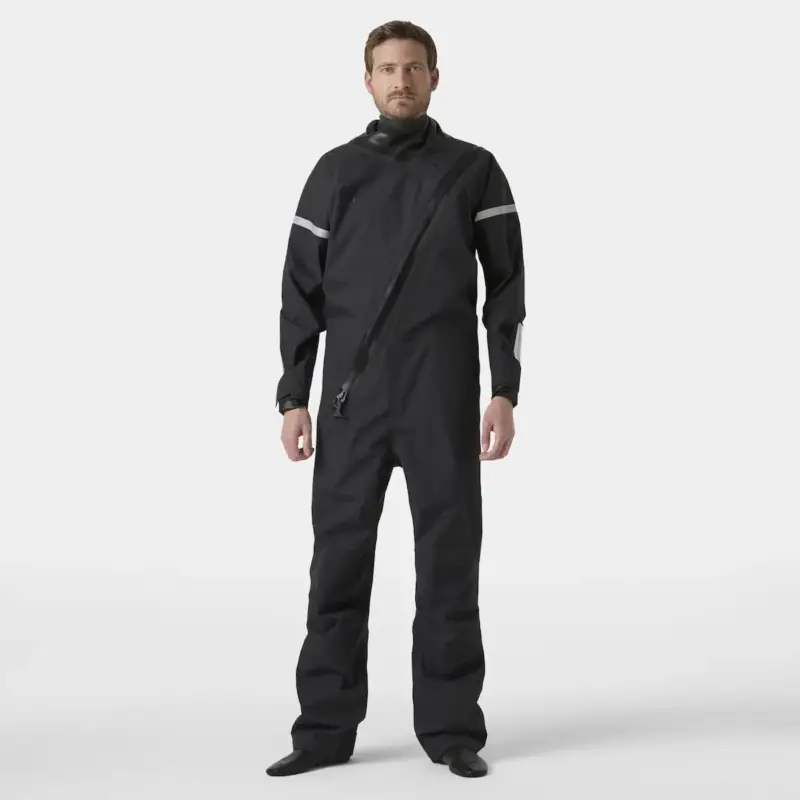 Kombinezon żeglarski męski Helly Hansen Waterwear Dry Suit - Ebony Tani