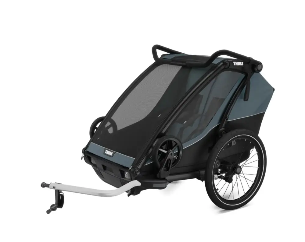 2-osobowa przyczepka rowerowa Thule Chariot Cab - Dark Slate Ostatnia szansa