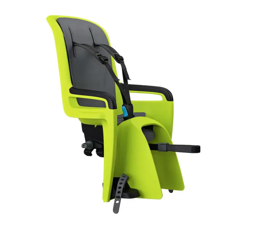 Odchylany dziecięcy fotelik rowerowy Thule Ride Along 2 Rack Mount - Zen Lime Wyjątkowa oferta