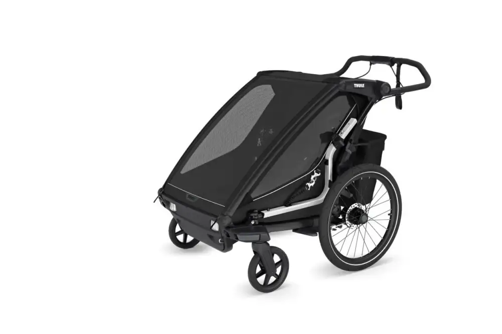 Nowość 2-osobowa przyczepka rowerowa Thule Chariot Sport 2 - Black
