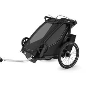 1-osobowa przyczepka rowerowa Thule Chariot Sport 2 - Black Niska cena
