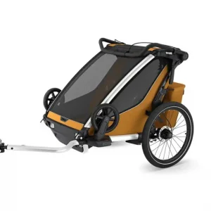 2-osobowa przyczepka rowerowa Thule Chariot Sport 2 - Natural Gold Wyprzedaż