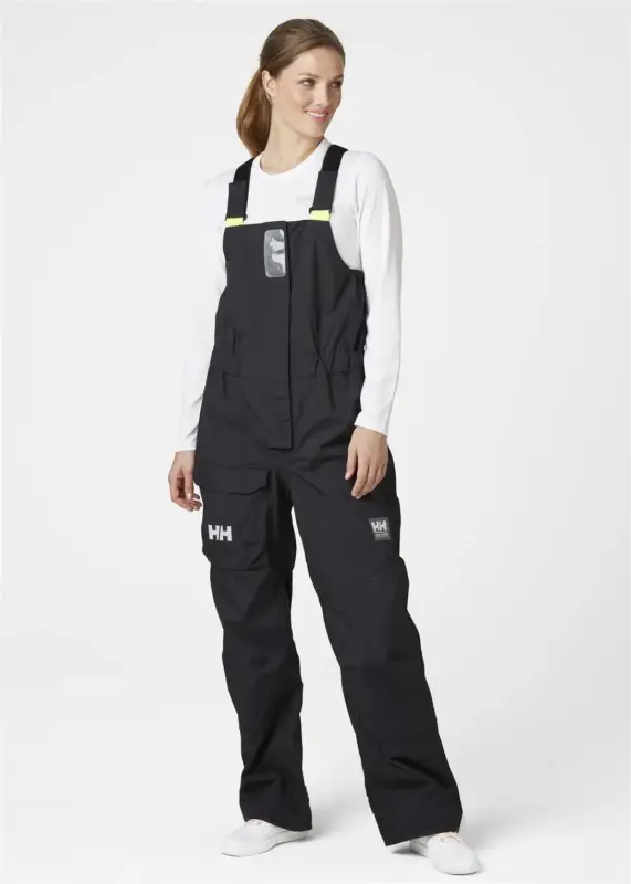 Hit cenowy Kombinezon żeglarski damski Helly Hansen W Pier 3.0 Bib - Ebony
