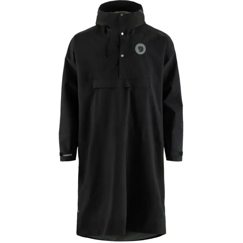 Szybka wysyłka Ponczo przeciwdeszczowe Fjallraven Hoja Rain Poncho - Black